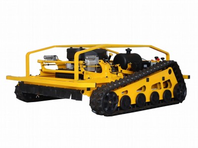 rubber track remote control garden lawn mower