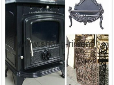 casting iron stove fire basket