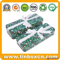 Customized Rectangular Shortbread Cookie Tin Box BR1406
