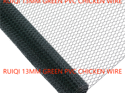 Green PVC Coated Chicken Wire Mesh Netting
