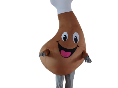 chicken legs mascot costume custom food mascot