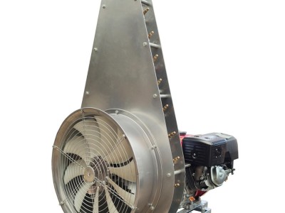 Mounted orchard air blast power sprayer