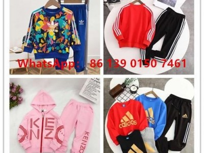 Children kids Classic Tracksuits boy t shirt girl  outwear