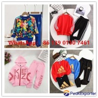 Children kids Classic Tracksuits boy t shirt girl  outwear