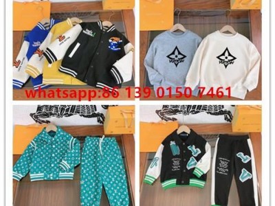 Children kids Classic Tracksuits boy t shirt girl t shirt