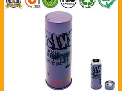 Factory Screw Round Child Resistant Safety Lock Metal Can Candy Mint Pill Tins