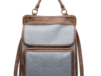Female denim backpack