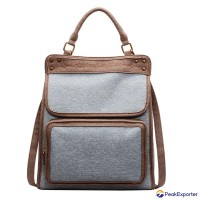 Female denim backpack