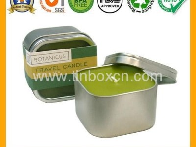 Candle tin box travel tin can wax tin holder