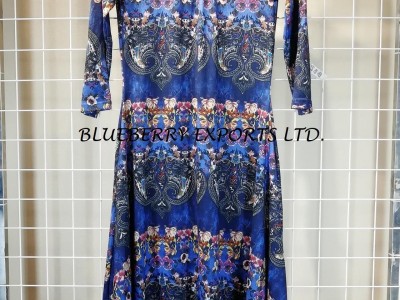 Winter Tunic dress with pattern design #BBPL034-004