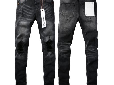 New purple brand men's personality Fashion Slim Fit Jeans HOT !!