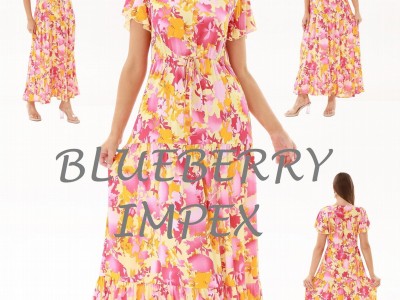 Ladies printed dress