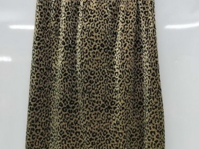 LUREX PRINT SKIRT