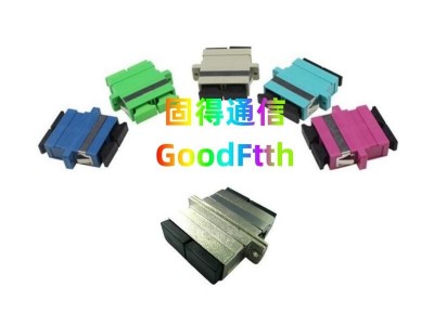 Fiber Adaptor SC to SC Duplex Plastic Coupler Metal Adapter