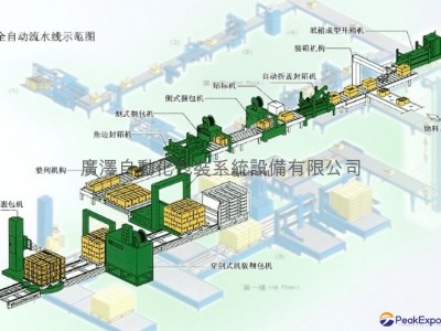 Whole plant automatic packaging equipment. Automat