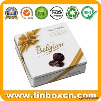 Belguim Square Chocolate Tin Box BR1508 Factory