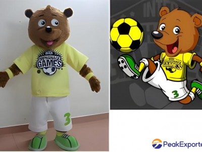custom sports team mascot costume customize bear athletic mascots