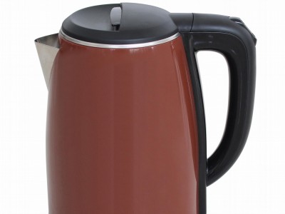 Brown colored double layer 1.8L Electric Kettle