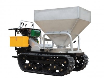 Palm garden Crawler type fertilizer spreader: