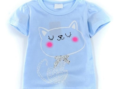 Summer girls t-shirt children short sleeve girls t-shirt kids summer clothes