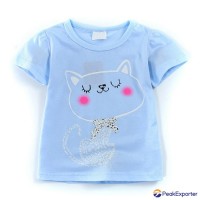 Summer girls t-shirt children short sleeve girls t-shirt kids summer clothes