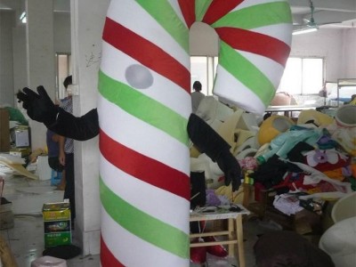 Candy Cane mascot costume