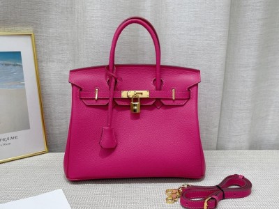 Genuine leather classic Birkin bag stock for sale