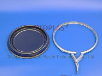 removable lid with lock ring for 120L open-top plastic barrels