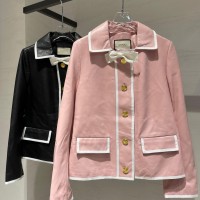 * new imported suede coat, black ➕ cherry blossom