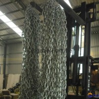 Zinc plated carbon steel link chain