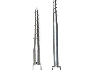 U Plate Flange Heavy Duty Screw In Ground Anchors Satisfactory