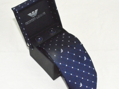 Armani tie man fashion armani necktie choker new neckcloth silk neckwear