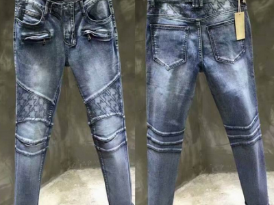 Balmain jeans man long pant wash skinny jean pants fashion balmain trouses