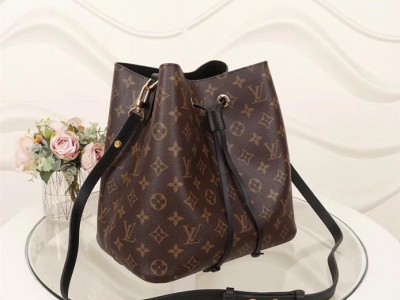 original               NÉONOÉ LOCKME BUCKET Bag     onogram canvas handbags