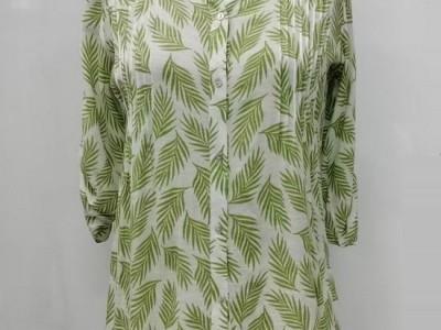 Pintuck Linen Look Blouses