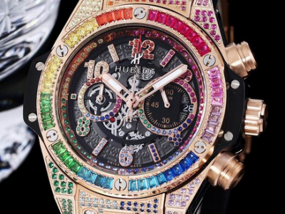 Hulbot watch automatic swiss quariz watch diamonds manual hulbot matic watch