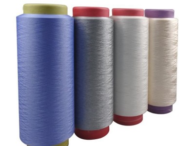 Colored moisture-wicking, anti-bacterial and deodorizing polyester yarn