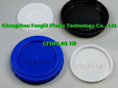 Blue and black Cover for CHNTAINER® 50L Plastic Drum