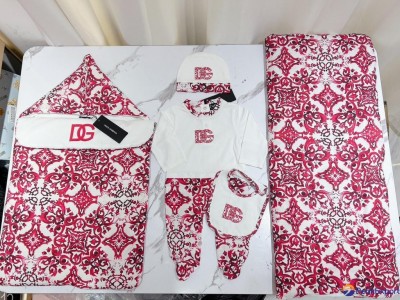 Dolce Gabbana DG Cotton baby swaddle blankets Newborn infant Bodysuit jumpsuit