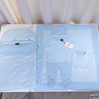 Blue Cotton baby swaddle carrier blanket Newborn infant Bodysuit jumpsuit