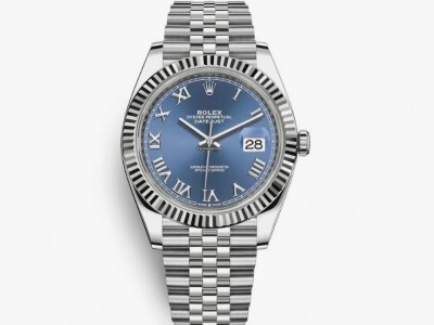 Rolex Datejust 41mm Blue Roman Jubilee 126334-0026 mens luxury watches cheap