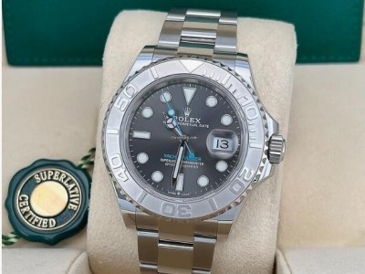 Rolex Yacht-Master 40 Rhodium Dial 126622 Oyster Bracelet Men Women luxury watch