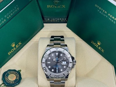 Rolex Yacht-Master 40mm Rhodium 126622-0001 Buy luxury watches brands for men