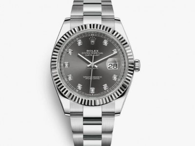 Rolex Datejust 41mm Rhodium Diamond Oyster 126334-0005 best luxury watches cheap
