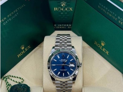 Rolex Datejust 41mm Blue Jubilee 126334-0002 best women's luxury watches Men