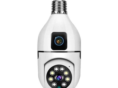 2lens Smart Wireless WiFi Bulb Camera Night Vision Panoramic E27 WiFi IP Camera