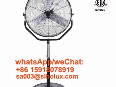 20 Inch Pedestal Drum Fan Metal Construction Stand Fan With Steel Base
