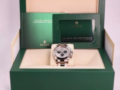 Rolex 126509 Daytona Cosmograph 40 mm 18k White Gold Chronograph Black Dial men
