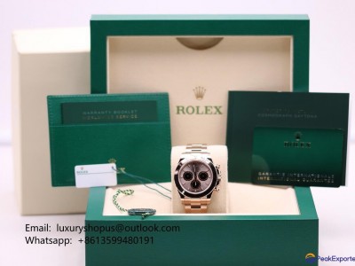 Rolex Daytona Rose Gold Sundust Dial 126505 swiss luxury watch cheap sale online