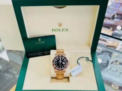 Rolex GMT-Master II Rootbeer 18K Rose Gold 126715CHNR Box/Papers 2024 luxury men